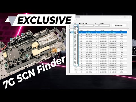 Видео: Эксклюзив. Программа 7G SCN Finder для замены Блока Управления (ЭБУ) АКПП 7G на Mercedes