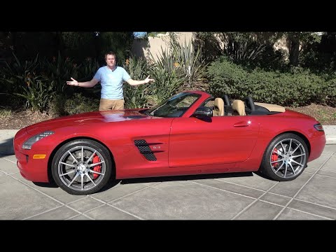 Видео: Родстер Mercedes-Benz SLS AMG - это забытый суперкар Mercedes