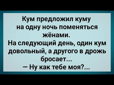 Видео: Как Два Кума Женами Менялись! Сборник Свежих Анекдотов! Юмор!.