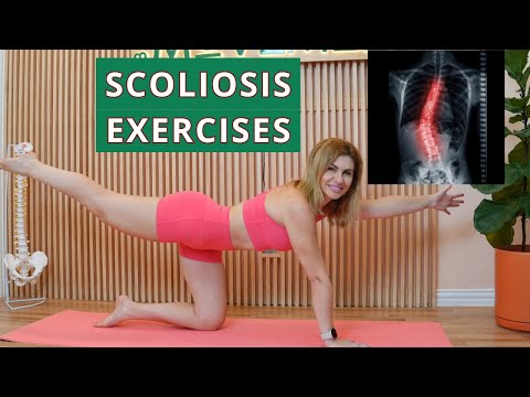 Видео: 12-минутные упражнения при сколиозе | Растяжка при сколиозе