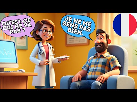 Видео: 5 простых диалогов на французском языке (A1–A2) | Французский для начинающих | Посещение врача