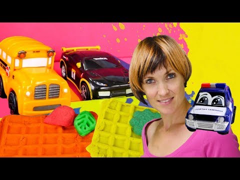 Видео: Детский сад и вафли из Play Doh - Видео для детей