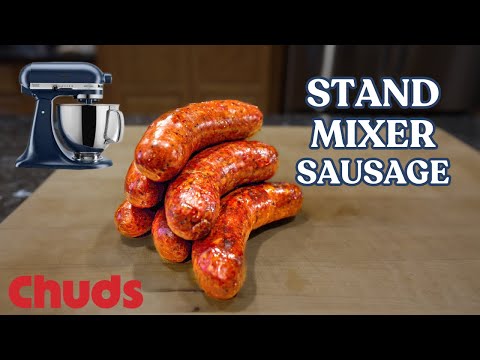 Видео: Можно ли приготовить вкусную колбасу с помощью стационарного миксера? | Chuds BBQ