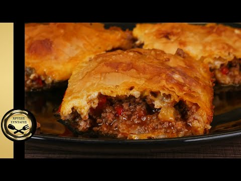 Видео: Пирог со свиным фаршем вам понравится! ЗОЛОТЫЕ РЕЦЕПТЫ