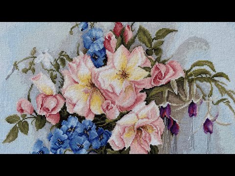Видео: Букет с колокольчиками. Лука-С. Процесс и оформленная работа)) 🌷🌷🌷