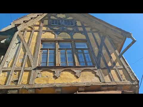 Видео: Фахверковый дом в Самаре, отреставрировать бы.