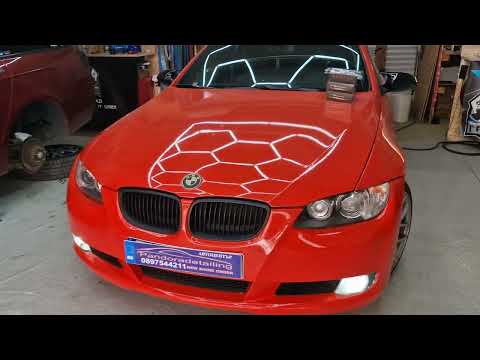 Видео: Bmw E92 - Ремонт на фарове и монтаж на лед системи.