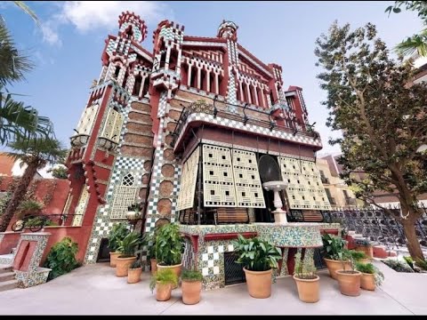 Видео: Барселона: Дом Висенса ( арх.А.Гауди, 1883-1885 ). 25.09.2024. Casa Vicens of A.Gaudi, Barcelona.