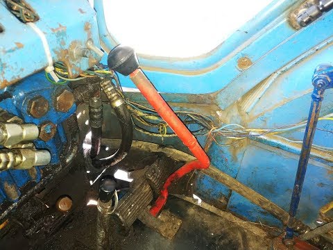 Видео: Обзор ручника на тракторе т-40, и рулевого управления.
