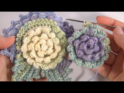 Видео: Красиво и Мило!!! Интересный Мотив крючком/Для декора, для Фриформа, для Ирландского кружева