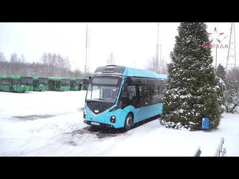 Видео: Репортаж "с колёс": как новые электробусы влились в транспортный поток Новополоцка? (05.02.2025)