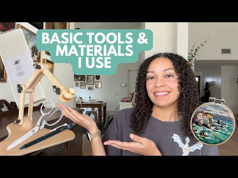 Видео: Инструменты и материалы для ручной вышивки, которые я использую