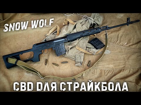 Видео: СВД для страйкбола от Snow Wolf [ОБЗОР] Снайперская винтовка Драгунова