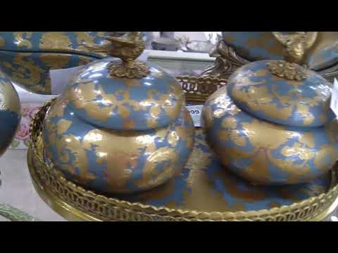Видео: Китайская посуда, обзор дорогого фарфора в магазине.