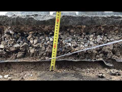 Видео: Основание для тротуарной плитки .Сечение дорожной одежды.Мостовая ру