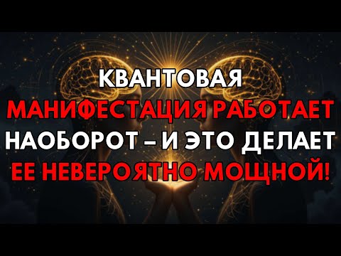 Видео: Откройте Истинную Силу: Квантовая Манифестация Работает Наоборот И Дает Вам ВСЕ, Что Захотите!