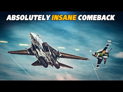 Видео: Безумное возвращение | F-14B Tomcat против F-16C Viper | Цифровой боевой симулятор | DCS |
