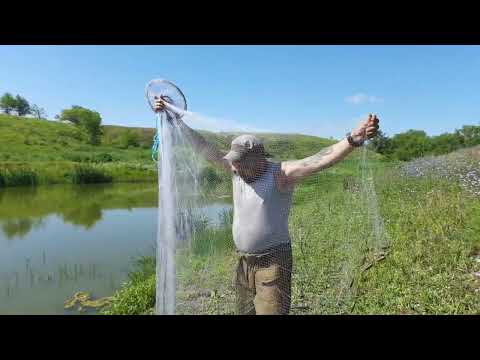 Видео: Кастинговая сеть из лески ( честный обзор )