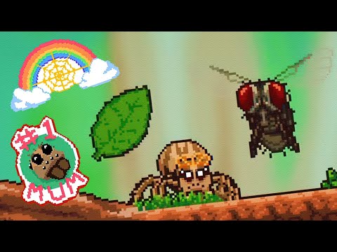 Видео: Webbed - ПАУЧОК ЛУЧШАЯ МАТЬ - СОБИРАЕМ ВСЕХ МУХ И ПЫЛЬЦУ [#6] - Игра - Прохождение