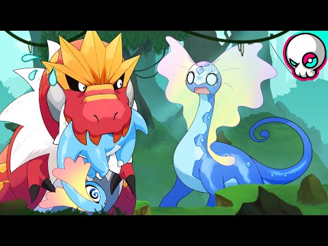 Видео: 🦖 Величайший покемон-динозавр. 🦕🦴 Гноггин - Тирантрум и Аврорус