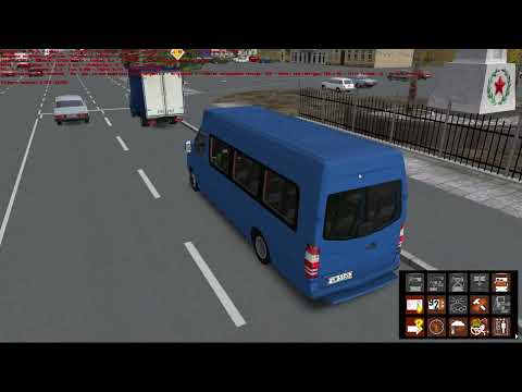 Видео: OMSI 2. Mercedes-Benz Sprinter Transfer 45. Чистогорск. Маршрут 817
