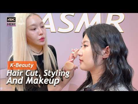 Видео: ASMR 💄 Корейцы готовятся к идеальному свиданию, стригутся и делают макияж в визажном салоне Чхондама