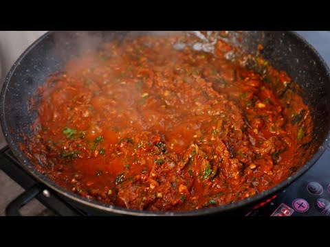 Видео: Тавадури - шедевральное грузинское блюдо. Мясо в кисло - сладком соусе.
