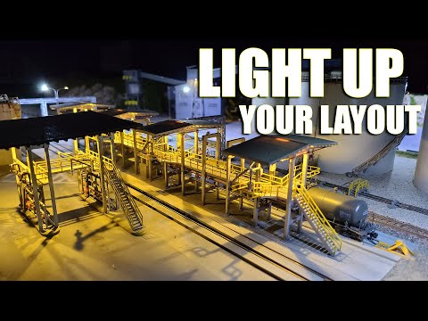 Видео: Макет ОСВЕЩЕНИЯ на вашей модельной железной дороге! — Масштаб N