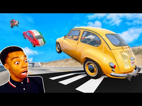 Видео: Смешные моменты с мини-машинками 🤣 - [BeamNG.Drive]