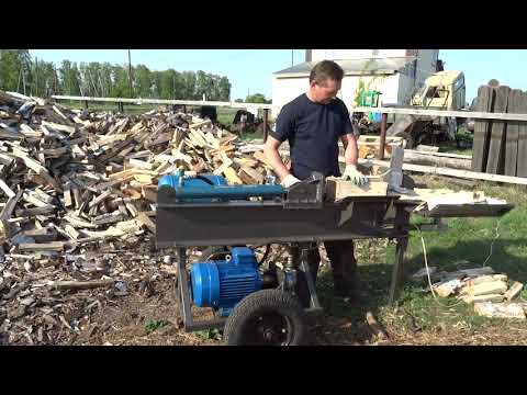 Видео: Дровокол гидравлический