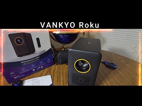 Видео: VANKYO H500R — встроенный телевизор Roku, Full HD 5G Wi-Fi и Bluetooth-кинопроектор. Видео распак...