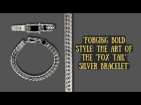 Видео: Посмотрите, как я вручную изготавливаю потрясающий серебряный браслет с нуля!»