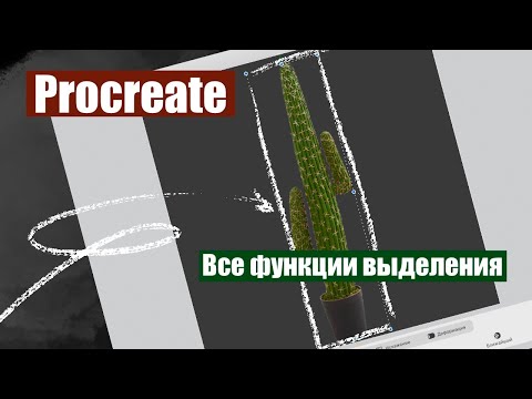 Видео: Procreate. Как вырезать предмет из изображения. Принцип создания коллажей