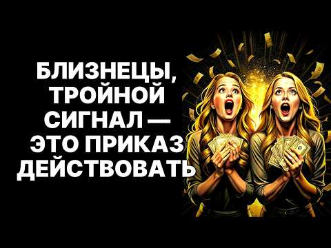 Видео: 🔴БЛИЗНЕЦЫ♊: НЕ ПРОПУСТИТЕ этот тройной сигнал от Вселенной ❗От него зависит всё😱❗