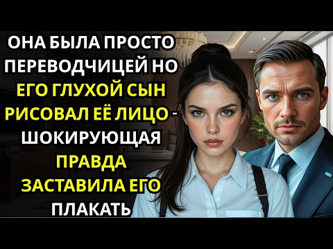 Видео: МИЛЛИОНЕР-CEO заплакал, когда она заговорила на жестовом языке - его глухой сын рисовал её лицо...
