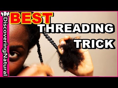 Видео: Африканский трюк с нитями, который вам стоит знать | Советы по уходу за натуральными волосами