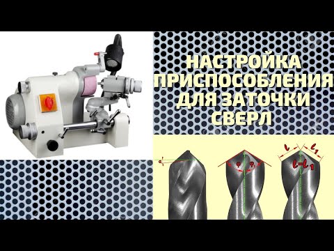 Видео: Заточка сверл на станке PP-U3 How to set up the drill bit resharpening attachment