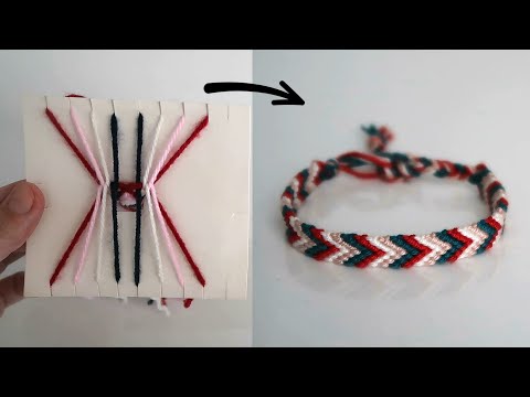 Видео: 😍 Браслет из ниток, который сможет сделать каждый | Браслет Кумихимо | Браслет Дружбы