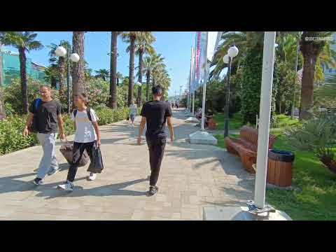 Видео: Сочи сегодня 09.06.2025 утром людей немного жары нет идеальная погода в городе! Гуляем