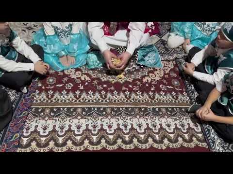 Видео: Мұнайлы ауданы N7"Айналайын " бөбекжайы "Ханталапай" ұлттық ойыны