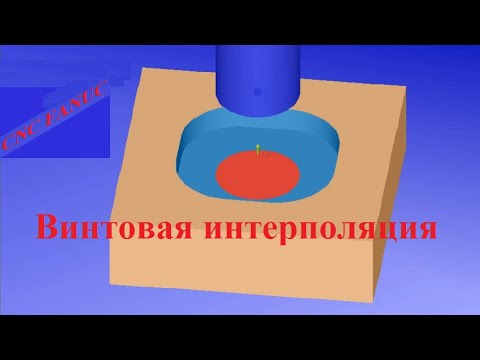 Видео: Винтовая интерполяция
