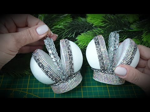 Видео: НОВОГОДНИЕ ИГРУШКИ👑МАСТЕР КЛАСС ПО ЗАПРОСУ #Marine_DIY_Guloyan