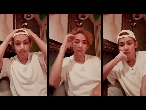 Видео: РУССКАЯ ОЗВУЧКА БТС Трансляция Ким Тэхёна за границей V BTS WEVERSELIVE