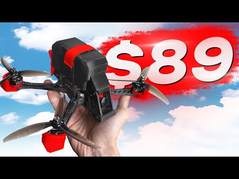 Видео: КАК СОБРАТЬ ДРОН С FPV КАМЕРОЙ ЗА $89!