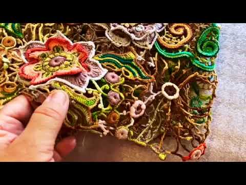 Видео: Ирландское кружево- платье "Людмила".Сrochet ideas.