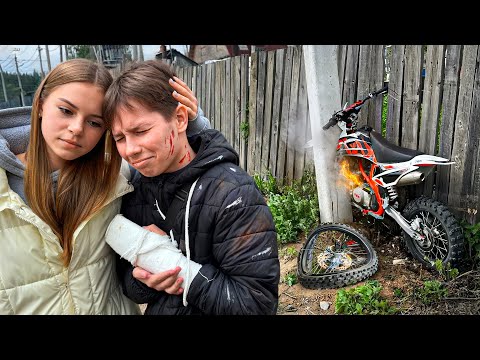 Видео: МОЙ СЫН СЛОМАЛ РУКУ НА ПИТБАЙКЕ. ОН ВЛЮБИЛСЯ В ДЕВЧОНКУ?
