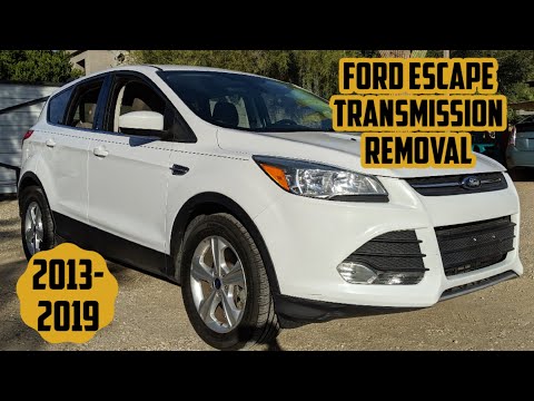 Видео: Снятие трансмиссии Ford Escape (2013-2019)