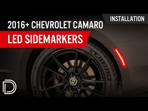 Видео: Как установить светодиодные боковые габаритные огни на Chevrolet Camaro 2016+ от Diode Dynamics
