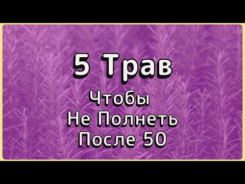 Видео: Эти 5 трав заменят диеты после 50 лет | Вес встанет через 3 недели.