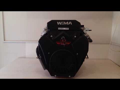 Видео: Двухцилиндровый бензиновый двигатель 20 л.с. Weima WM2V78F